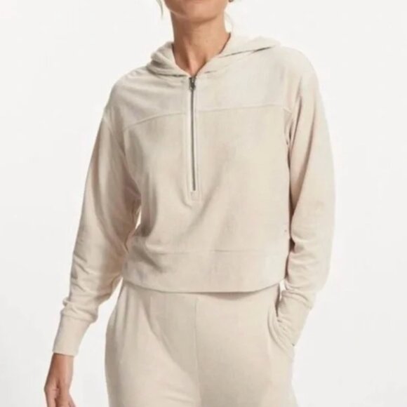 Vuori Half Zip Hoodie Suede XL - Picture 2 of 4